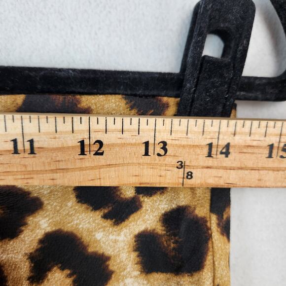 Pink Lily Women's Animal Print Pull-up Slip Skirt SZ Medium EUC - Picture 7 of 11